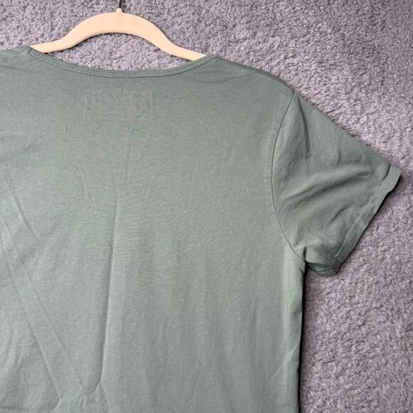 He is Greater Than I T Shirt Womens Green Christian Graphic Slim Fit - Picture 10 of 11